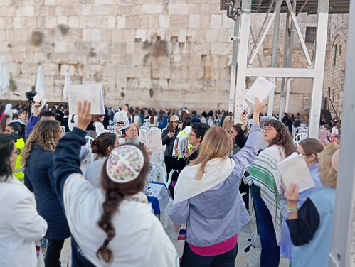 A gathering of Women of the Wall at the Kotel