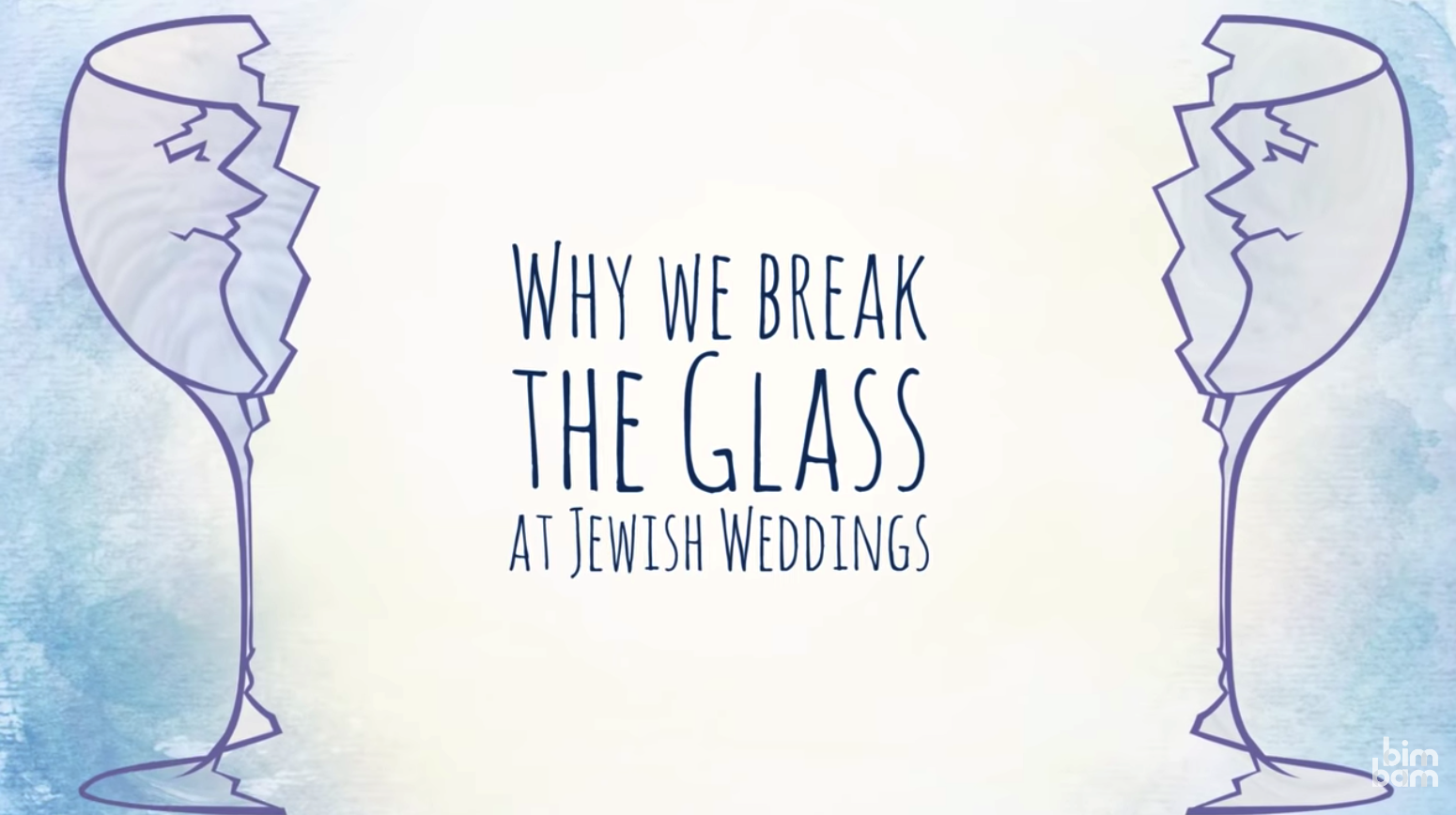 why we break the glass at jewish weddings