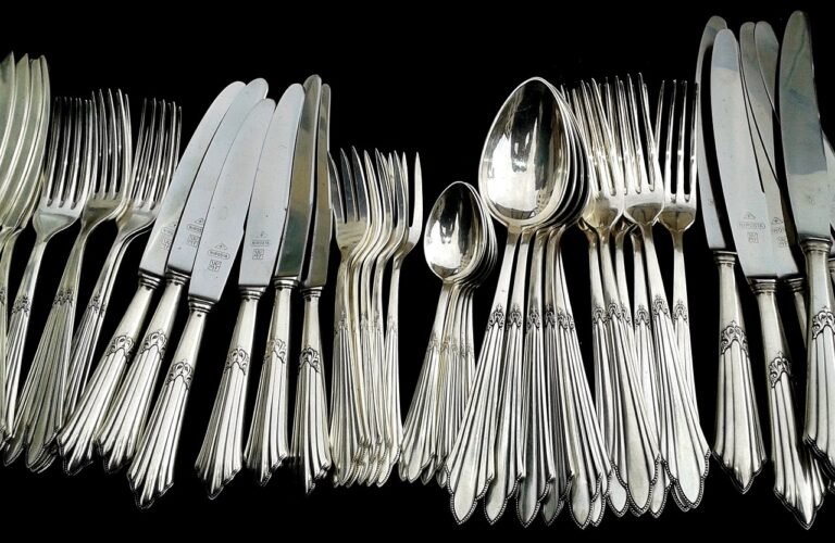 an array of silverware