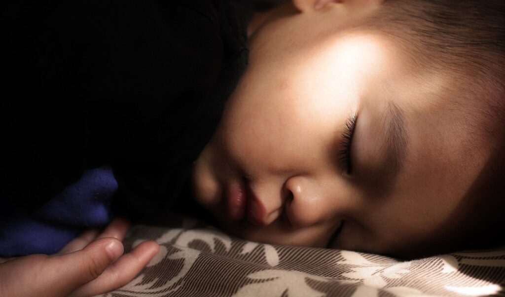 a child sleeping