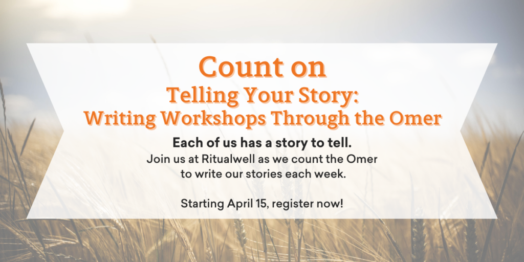 'Count on Telling Your Story' is set against a backdrop of what