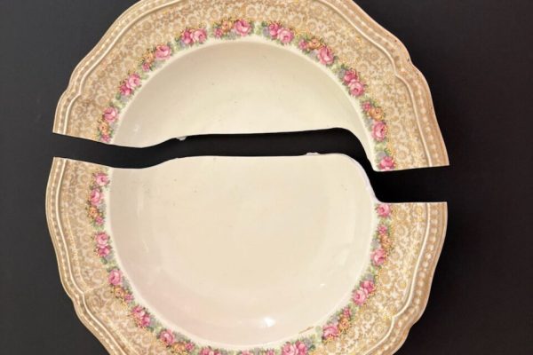 From the poet's collection of Rosenthal china