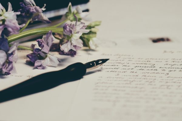 a journal and pen