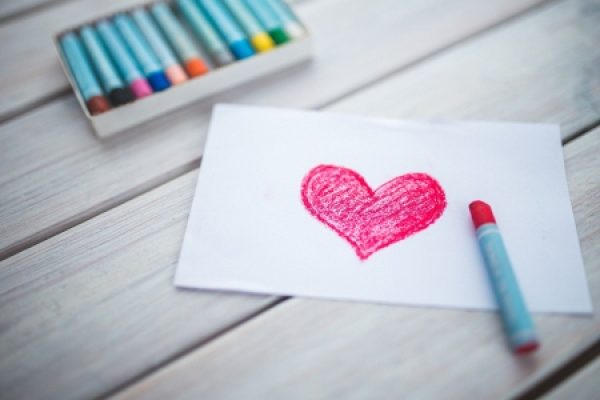 drawing of a heart