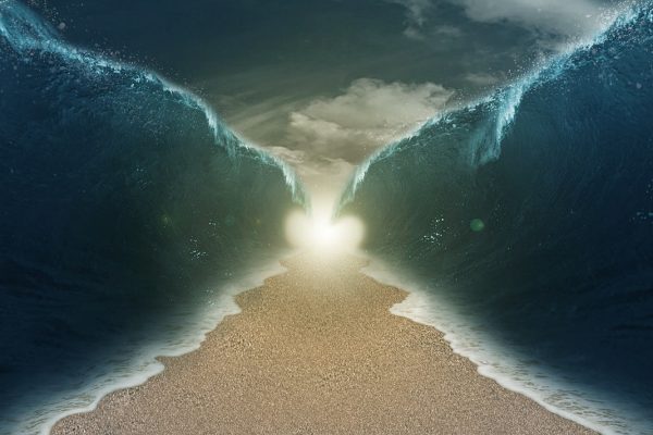 the waters parting