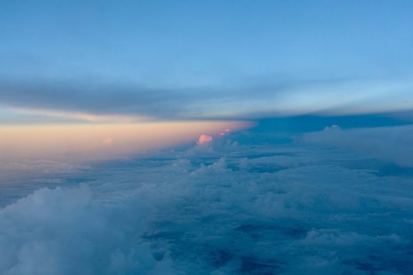 clouds acrsos the skyline