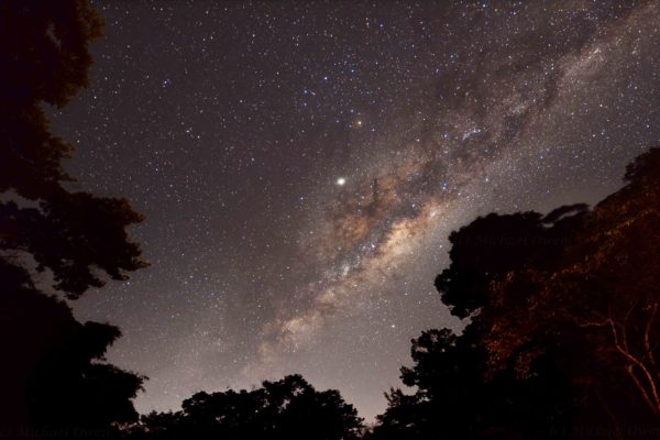 stars across the night sky