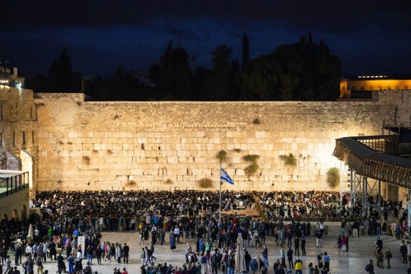The Kotel at night