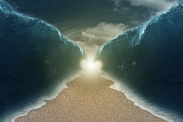 the parting of the sea