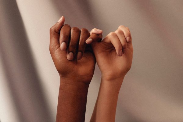 two women's hands