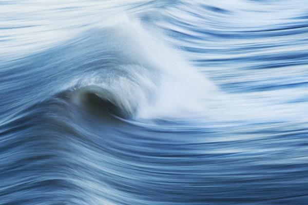 a blue ocean wave